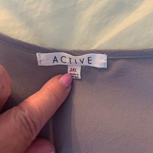 Active Gray rayon tank. Size XXL - Picture 8 of 10